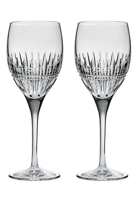 Iona Large Crystal Wine Glasses, Set of 2